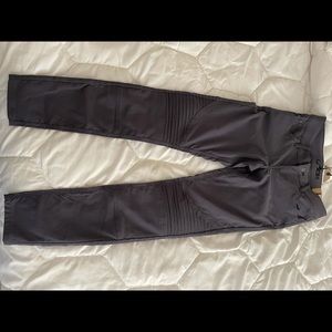 Prana Black Skinny Moto-Style Women's Pants